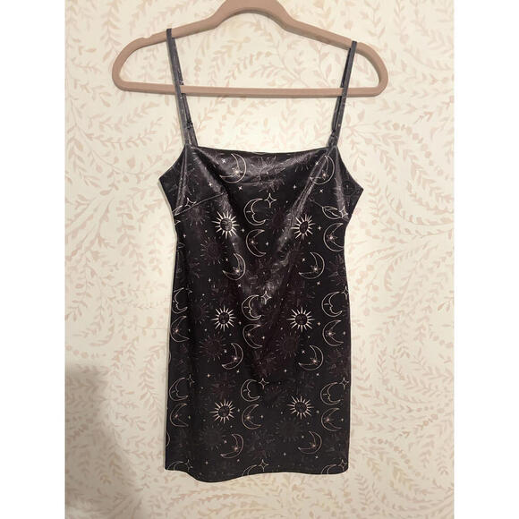FALL CLEARANCE Urban Outfitters Celestial Print Slip Dress - Picture 1 of 6
